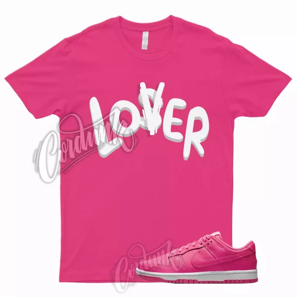 LO T Shirt for Dunk Low Hyper Pink Hot Triple Prime Valentines Day Soft Foam 1 Jezsport.com