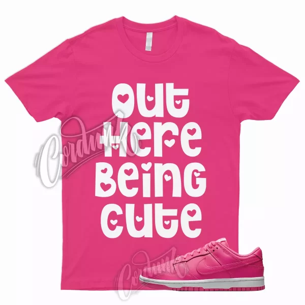 CUTE Shirt for Dunk Low Hyper Pink Hot Triple Prime Valentines Day Soft Foam 1 Jezsport.com