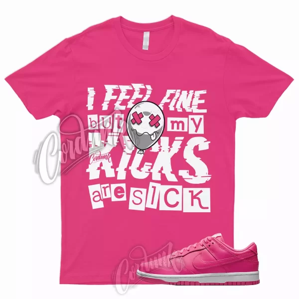 SICK T Shirt for Dunk Low Hyper Pink Hot Triple Prime Valentines Day Soft Foam 1 Jezsport.com