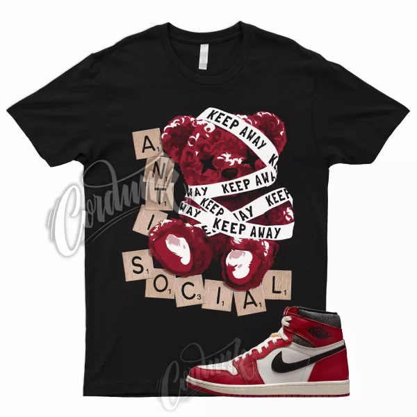 ANTI T Shirt for 1 Lost and Found Chicago Reimagined Varsity Red Bred University Jezsport.com