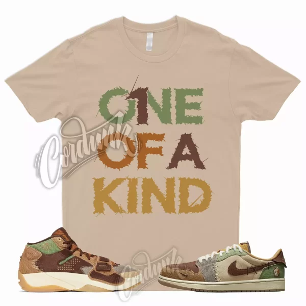 1OAK Shirt for 1 Low OG Zion Williamson Voodoo Flax Sesame Brown Green Fossil 2 Jezsport.com