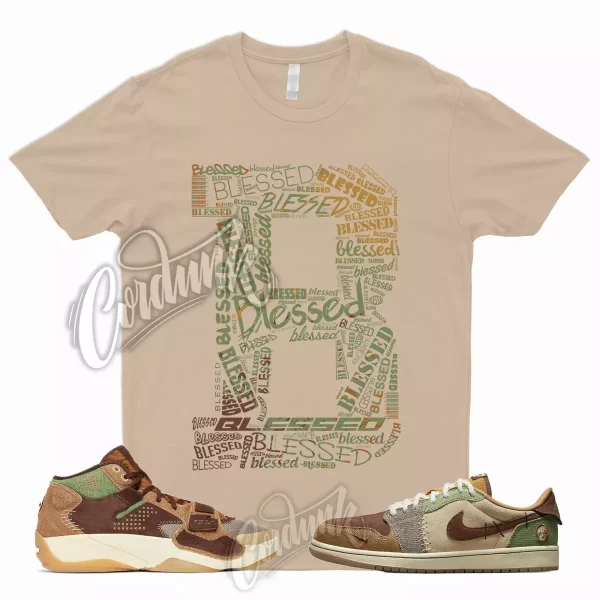 BLS Shirt for 1 Low OG Zion Williamson Voodoo Flax Sesame Brown Green Fossil 2 Jezsport.com