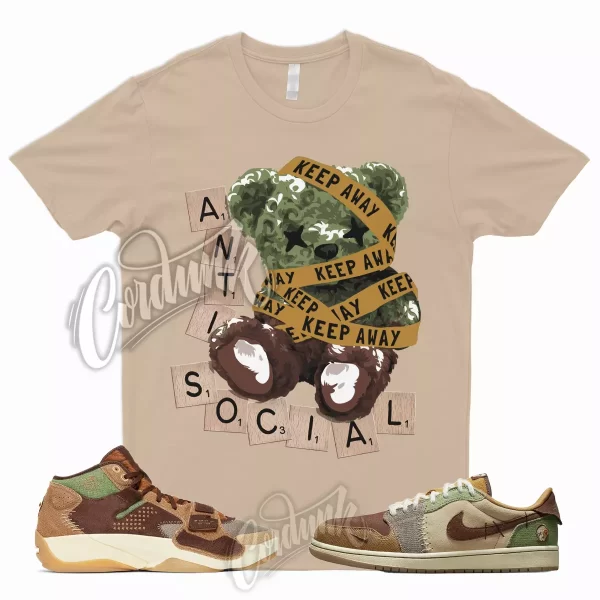 ANTI Shirt for 1 Low OG Zion Williamson Voodoo Flax Sesame Brown Green Fossil 2 Jezsport.com