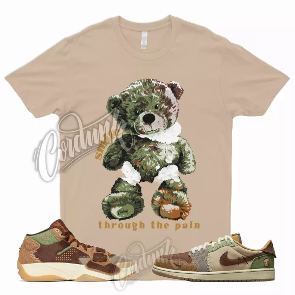 SMILE Shirt for 1 Low OG Zion Williamson Voodoo Flax Sesame Brown Green Fossil 2 Jezsport.com