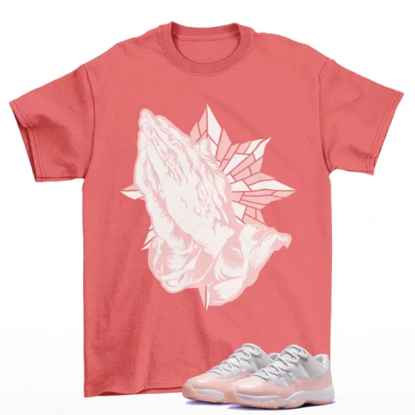 Blessed Sneaker Shirt Coral to Match Jordan 11 Low Legend Pink AH7860-160 Jezsport.com