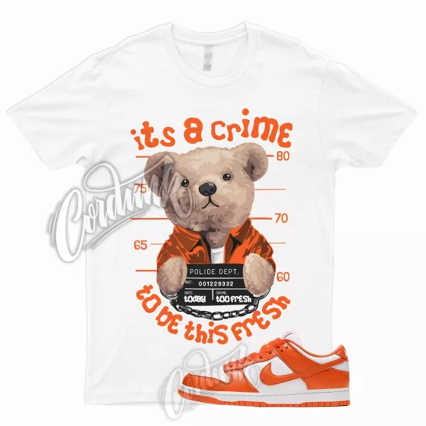 CRIME T Shirt for Dunk Low Syracuse Orange Blaze Starfish Star High 1 University Jezsport.com