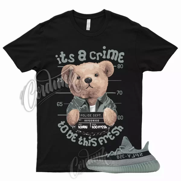 CRIME T Shirt for 350 V2 Salt Fade Ash Core Black Boost 380 450 500 700 V3 Blue Jezsport.com