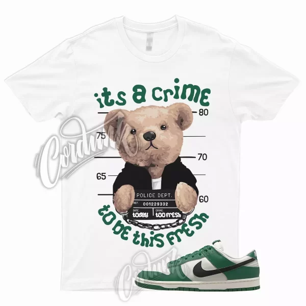 CRIME T Shirt for Dunk Low SE Lottery Pack Malachite Green Pine Stadium Lucky 1 Jezsport.com