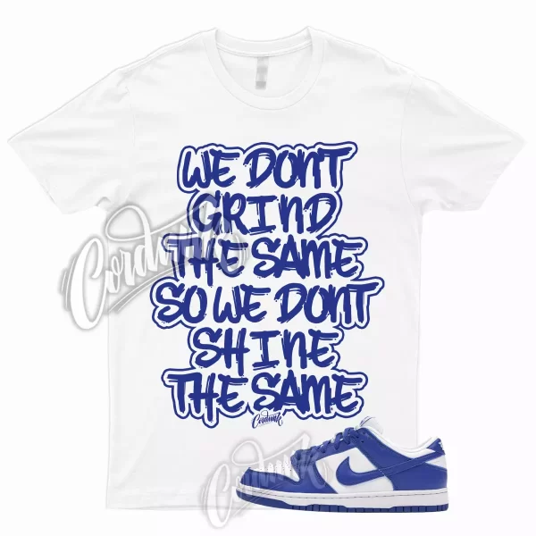 GRIND Shirt for Dunk Low SP Kentucky 2020 2022 Varsity Game Royal Blue Cobalt 1 Jezsport.com