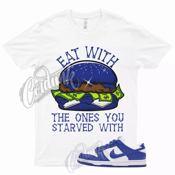 EAT T Shirt for Dunk Low SP Kentucky 2020 2022 Varsity Game Royal Blue Cobalt 1 Jezsport.com