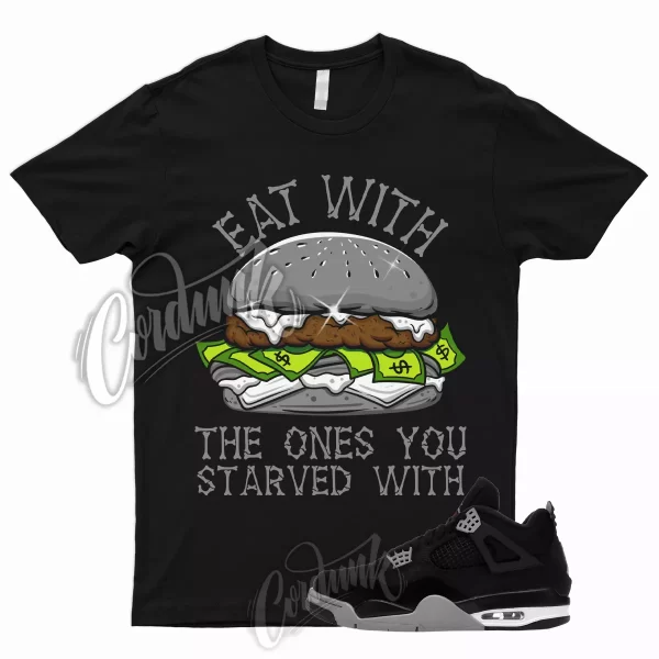 EAT T Shirt for 4 SE Black Canvas Light Steel Grey Shadow Red Particle 1 Gym Jezsport.com