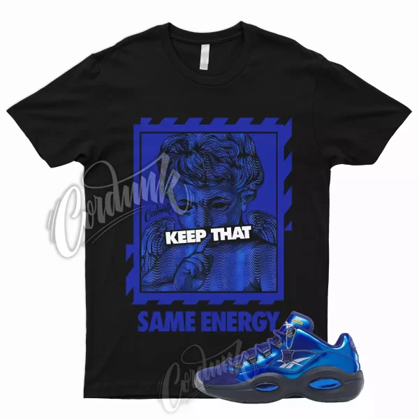 ENERGY Shirt for Question Low Panini Rookie Signature Prizm Metallic Blue Cobalt Jezsport.com