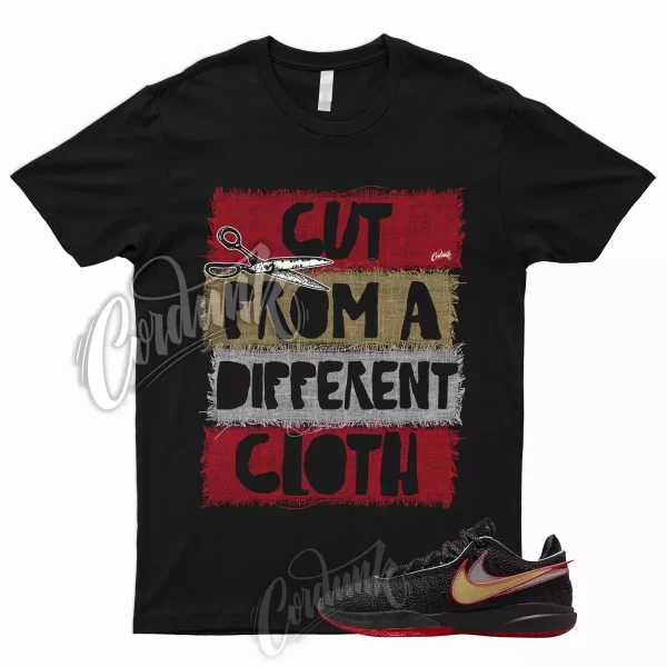 CUT T Shirt for Lebron 20 Black University Red Metallic Gold Silver Trinity Bred Jezsport.com