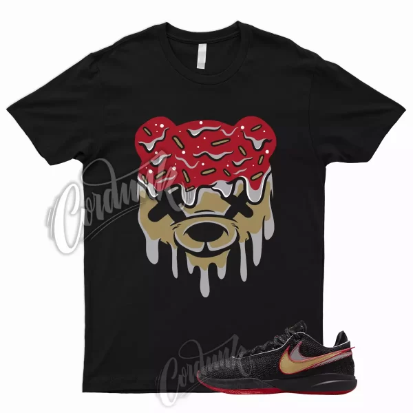 DRIPY Shirt for Lebron 20 Black University Red Metallic Gold Silver Trinity Bred Jezsport.com