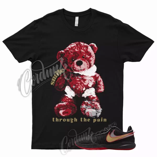 SMILE Shirt for Lebron 20 Black University Red Metallic Gold Silver Trinity Bred Jezsport.com