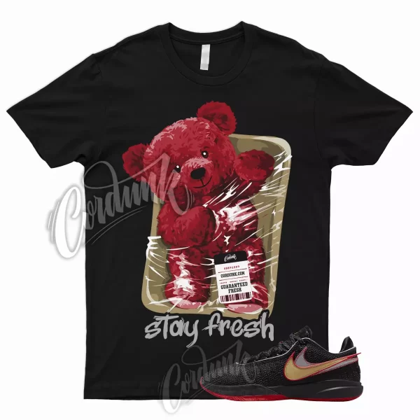 STAY Shirt for Lebron 20 Black University Red Metallic Gold Silver Trinity Bred Jezsport.com