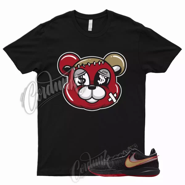 STICH Shirt for Lebron 20 Black University Red Metallic Gold Silver Trinity Bred Jezsport.com