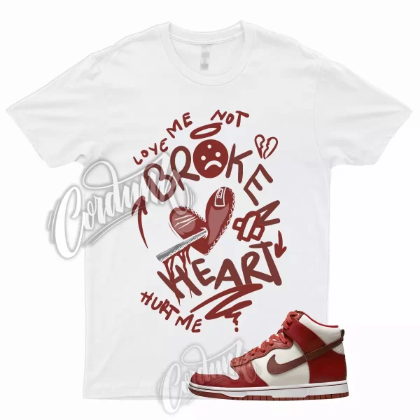 BROKEN T Shirt for Dunk High LXX Cinnabar Mars Stone Sail White Red Low Mid 1 Jezsport.com