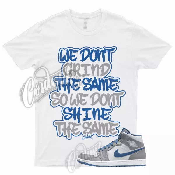 GRIND T Shirt for 1 Mid True Blue Cement Shadow Grey 3 Low High Dunk Jordan Jezsport.com