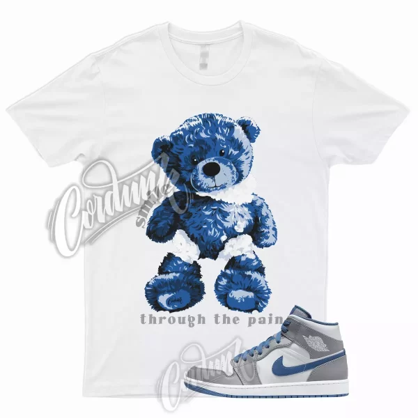 SMILE T Shirt for 1 Mid True Blue Cement Shadow Grey 3 Low High Dunk Jordan Jezsport.com