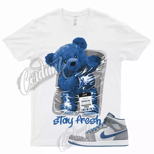 STAY T Shirt for 1 Mid True Blue Cement Shadow Grey 3 Low High Dunk Jordan Jezsport.com