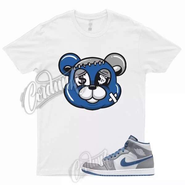 STITCH T Shirt for 1 Mid True Blue Cement Shadow Grey 3 Low High Dunk Jordan Jezsport.com