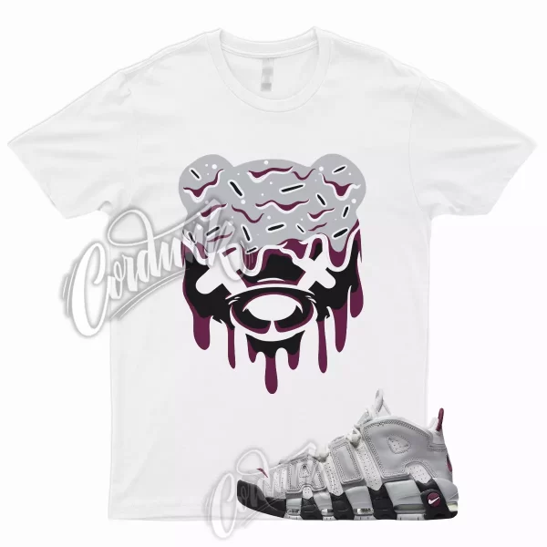 DRIPPY Shirt for Air More Uptempo Mulberry Grey White Bordeaux Maroon Max Plus 1 Jezsport.com