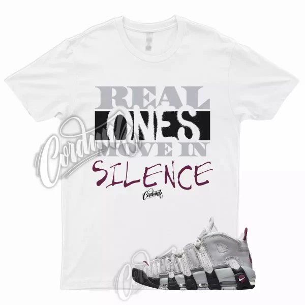 R1 T Shirt for Air More Uptempo Mulberry Grey White Bordeaux Maroon Max Plus 1 Jezsport.com