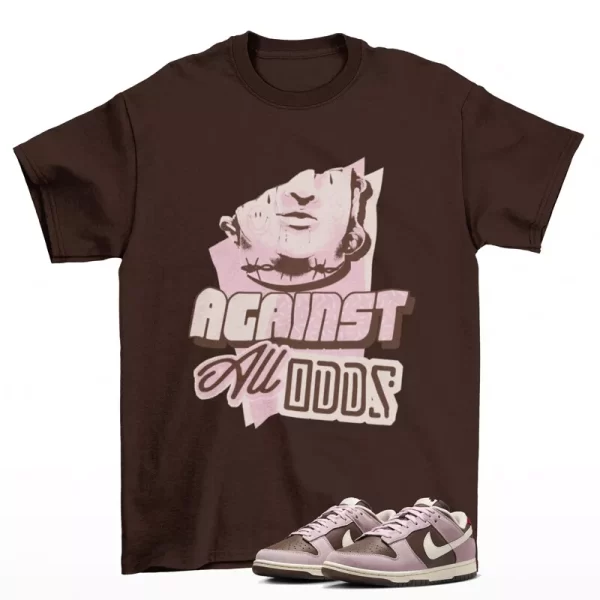 All Odds Shirt Brown to Match Dunk Low Neapolitan HM0987-200 Jezsport.com