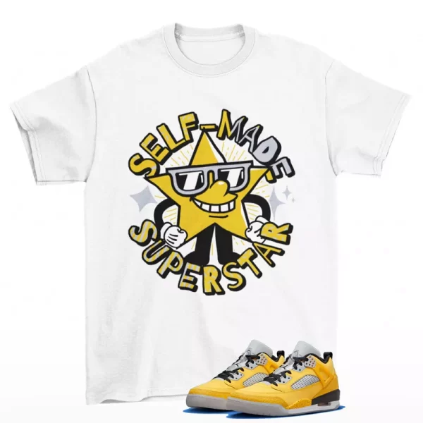 Superstar Sneaker Shirt White to Match Jordan Spizike Low Lightning HF4319-741 Jezsport.com