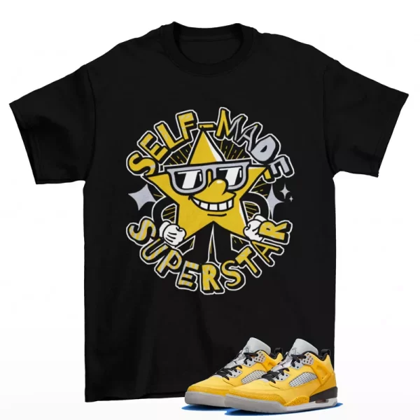 Superstar Sneaker Shirt to Match Jordan Spizike Low Lightning HF4319-741 Jezsport.com