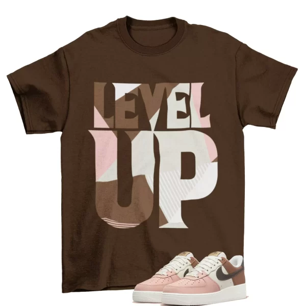 Level Up Neapolitan Shirt to Match Air Force 1 Low Neapolitan DX3726-800 Jezsport.com