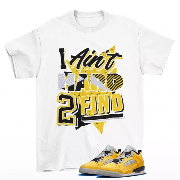 Rare Find Shirt White to Match Jordan Spizike Low Lightning HF4319-741 Jezsport.com