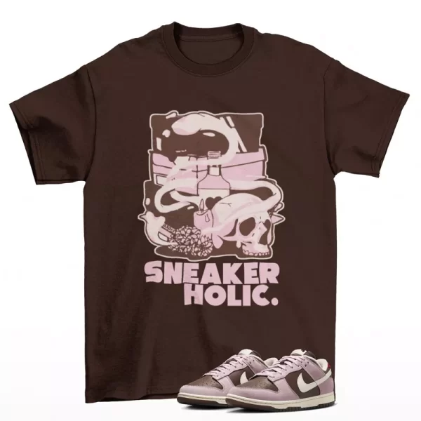 Sneaker Holic Shirt Brown to Match Dunk Low Neapolitan HM0987-200 Jezsport.com