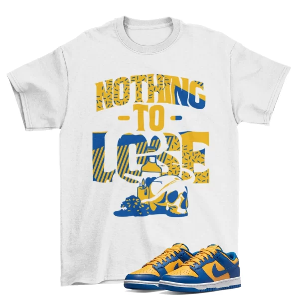 Nothing to Lose Shirt to Match Dunk Low UCLA DD1391-402 / White Jezsport.com