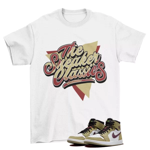 Sneaker Classics Shirt to Match Jordan 1 Zoom CMFT Neutral Olive CT0978-203 Jezsport.com