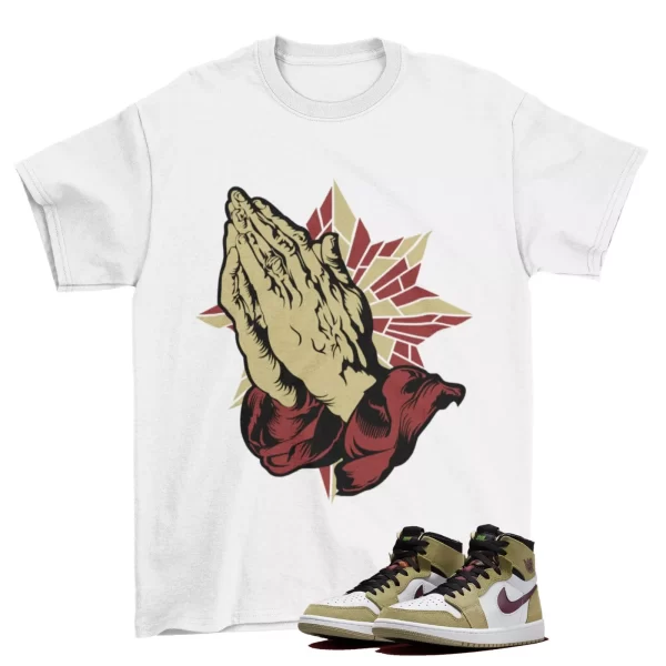 Blessed Sneaker Shirt to Match Jordan 1 Zoom CMFT Neutral Olive CT0978-203 Jezsport.com