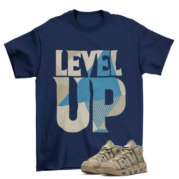 Level Up Uptempo Shirt to Match Air More Uptempo 96 Limestone / DV6993-200 Jezsport.com