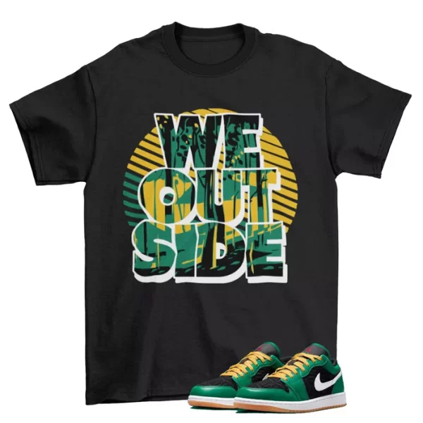 We Outside Shirt to Match Jordan 1 Low SE Malachite / DQ8422-300 Jezsport.com