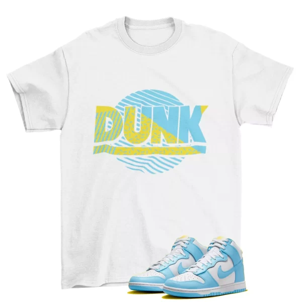 Sunset Blue Chill Shirt to Match Dunk High Blue Chill / DD1399-401 Jezsport.com