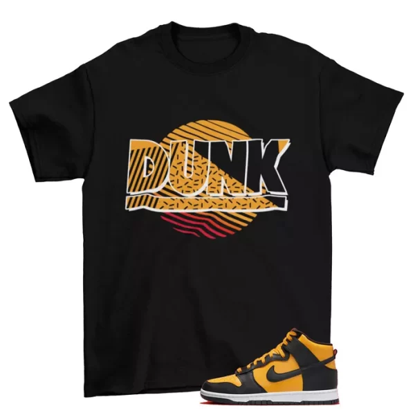 Dunk Sunset Black Shirt to Match Dunk High Reverse Goldenrod /DD1399-700 Jezsport.com