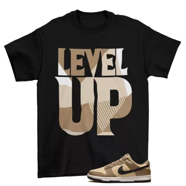 Dunk Level Up Shirt to Match Dunk Low Dark Driftwood / DD1503-200 Jezsport.com