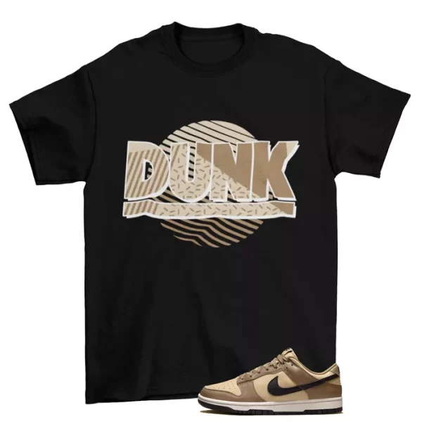 Dunk Sunset Sneaker Shirt to Match Dunk Low Dark Driftwood / DD1503-200 Jezsport.com