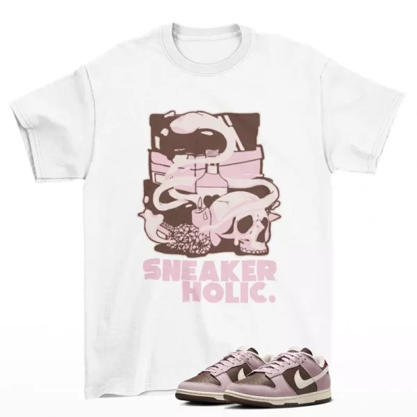 Sneaker Holic Shirt White to Match Dunk Low Neapolitan HM0987-200 Jezsport.com