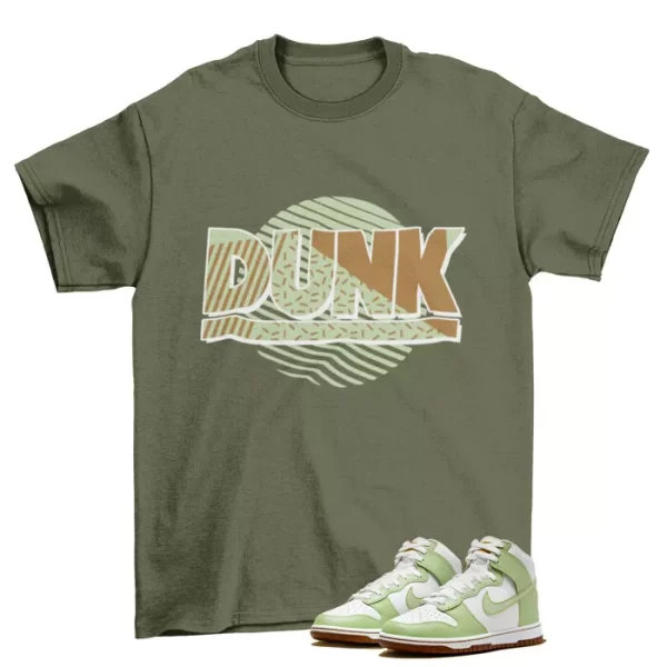 Sunset Honeydew Shirt to Match Dunk High SE Honeydew DQ7680-300 Jezsport.com