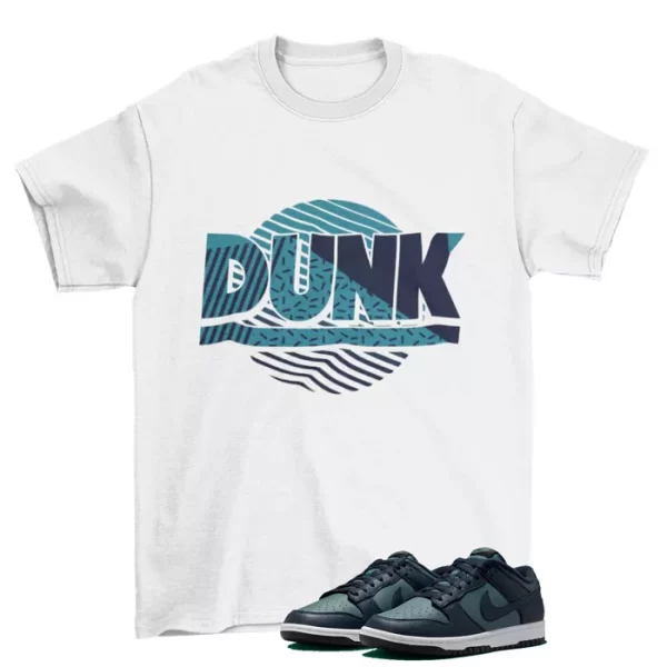 Dunk Sunset Shirt to Match Dunk Low Mineral Slate Armory DR9705-300 Jezsport.com