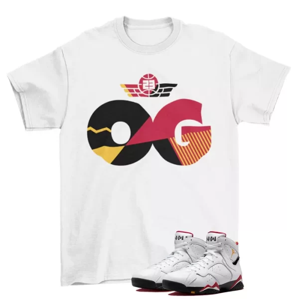 Sneaker OG Cardinal Shirt to Match Jordan 7 Retro Cardinal CU9307-106 Jezsport.com