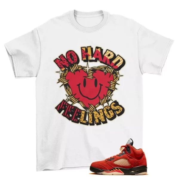 In My Feels Shirt White to Match Jordan 5 Retro Dunk on Mars DD9336-800 Jezsport.com