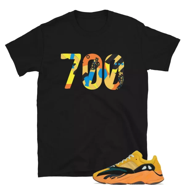 700 Pattern Sneaker Shirt to Match Yeezy 700 Sun / Short-Sleeve Unisex T-Shirt Jezsport.com