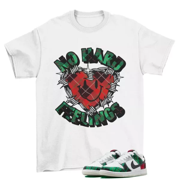 In My Feels Shirt White to Match Dunk Low Tartan Plaid / DV0827-100 Jezsport.com